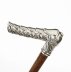 Antique French Silver Saddle & Stirrup Walking Stick Cane 19th C 84cm/33inch | Ref. no. A4039b | Regent Antiques