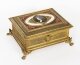 Antique Gilt Bronze Jewellery Casket & Limoges Miniature  c.1870 19th Century | Ref. no. A4041 | Regent Antiques