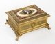 Antique Gilt Bronze Jewellery Casket & Limoges Miniature  c.1870 19th Century | Ref. no. A4041 | Regent Antiques