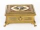 Antique Gilt Bronze Jewellery Casket & Limoges Miniature  c.1870 19th Century | Ref. no. A4041 | Regent Antiques