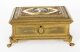 Antique Gilt Bronze Jewellery Casket & Limoges Miniature  c.1870 19th Century | Ref. no. A4041 | Regent Antiques