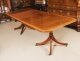 Vintage 8ft2" Regency Revival Twin Pillar Dining Table by William Tillman 20th C | Ref. no. A4053 | Regent Antiques