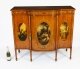 Antique Victorian Floral Painted Satin wood Cabinet Sideboard  19th C | Ref. no. A4073 | Regent Antiques