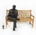 Vintage Lifesize Bronze Sculpture William R Hearst Reading on a Bench 20th C | Ref. no. A4076 | Regent Antiques