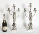 Antique Pair Silver Plated Three Light Cherub Figural Candelabra Circa 1880 | Ref. no. A4078 | Regent Antiques