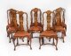 Antique Set 8 Dutch Marquetry Walnut High Back Dining Chairs Late 18th C | Ref. no. A4097 | Regent Antiques