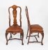 Antique Set 8 Dutch Marquetry Walnut High Back Dining Chairs Late 18th C | Ref. no. A4097 | Regent Antiques