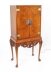 Antique Burr Walnut Cocktail Cabinet Drinks Dry Bar & Glassware  Circa 1930 | Ref. no. A4112 | Regent Antiques