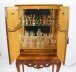 Antique Burr Walnut Cocktail Cabinet Drinks Dry Bar & Glassware  Circa 1930 | Ref. no. A4112 | Regent Antiques