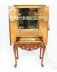 Antique Burr Walnut Cocktail Cabinet Drinks Dry Bar & Glassware  Circa 1930 | Ref. no. A4112 | Regent Antiques