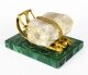 Antique Russian Gilt Bronze Malachite Rock Crystal Sleigh Sculpture C 1870 | Ref. no. A4129 | Regent Antiques