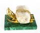 Antique Russian Gilt Bronze Malachite Rock Crystal Sleigh Sculpture C 1870 | Ref. no. A4129 | Regent Antiques