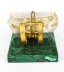 Antique Russian Gilt Bronze Malachite Rock Crystal Sleigh Sculpture C 1870 | Ref. no. A4129 | Regent Antiques