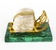 Antique Russian Gilt Bronze Malachite Rock Crystal Sleigh Sculpture C 1870 | Ref. no. A4129 | Regent Antiques