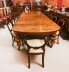 Antique  18ft Pollard Oak Victorian Extending Dining Table & 20 Chairs 19th C | Ref. no. A4134a | Regent Antiques