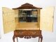 Antique Burr Walnut  Queen Anne Cocktail Cabinet Drinks Dry Bar  Circa 1930 | Ref. no. A4159 | Regent Antiques