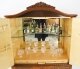 Antique Burr Walnut  Queen Anne Cocktail Cabinet Drinks Dry Bar  Circa 1930 | Ref. no. A4159 | Regent Antiques