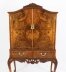 Antique Burr Walnut  Queen Anne Cocktail Cabinet Drinks Dry Bar  Circa 1930 | Ref. no. A4159 | Regent Antiques