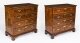 Vintage  Pair of Burr Walnut Oyster Veneer Chests of Drawers 20th C | Ref. no. A4164 | Regent Antiques