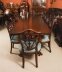 Vintage 12ft Twin Pillar Dining Table & 12 Federal Dining Chairs 20th C | Ref. no. A4165b | Regent Antiques