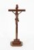 Antique 2ft French Box Wood Corpus Christi Olive Wood Cross & Base 17th C | Ref. no. A4197 | Regent Antiques