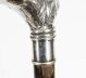 Antique Dogs Head Sliver Handled Walking Stick Cane 19thC 96cm/38 inch | Ref. no. A4205 | Regent Antiques