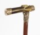 Antique Horn Gold Mounted Walking Cane  Stick Late 19th C 86cm/33.5inch | Ref. no. A4206 | Regent Antiques