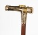 Antique Horn Gold Mounted Walking Cane  Stick Late 19th C 86cm/33.5inch | Ref. no. A4206 | Regent Antiques