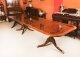 Vintage 16ft/5meter Regency Style Dining Table & 18 Chairs Flame Mahogany 20th C | Ref. no. A4208a | Regent Antiques