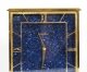 Vintage Jaeger le Coultre Lapis Lazuli Mantel Clock c.1970 20th C | Ref. no. A4216 | Regent Antiques