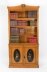 Vintage English Sheraton Revival Satin Wood Open Bookcase 20th C | Ref. no. A4252 | Regent Antiques