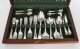 Vintage Canteen x 8 Silver Plated Bead 84 Piecer Pattern Cutlery Set 20thC | Ref. no. A4264 | Regent Antiques