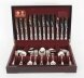 Vintage Canteen x 8 Silver Plated Kings Pattern 60 Piece Cutlery Set 20th C | Ref. no. A4265 | Regent Antiques