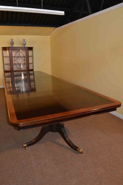 14ft Regency Mahogany Dining Conference Table | Ref. no. 02967 | Regent Antiques