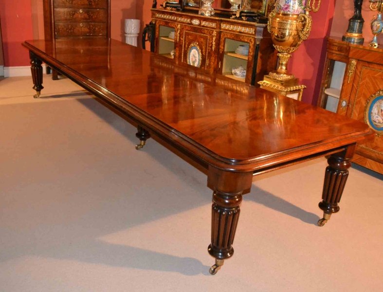 Vintage Victorian 14ft Mahogany Dining Conference Table | Ref. no. 03096 | Regent Antiques