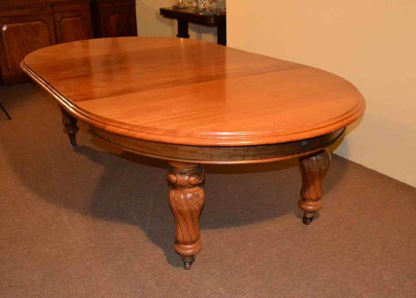 Antique Victorian Dining Table c1860 Mahogany Extending | Ref. no. 03374 | Regent Antiques