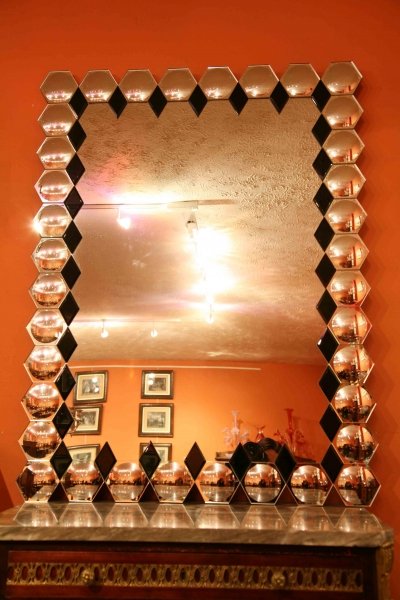 extra large art deco mirror