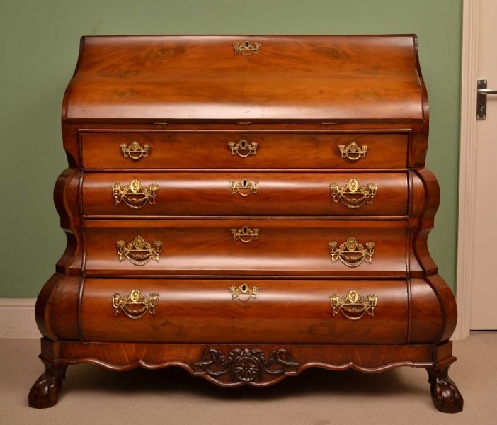 Antique Dutch Marquetry Walnut Bureau c.1780 | Ref. no. 03764 | Regent Antiques