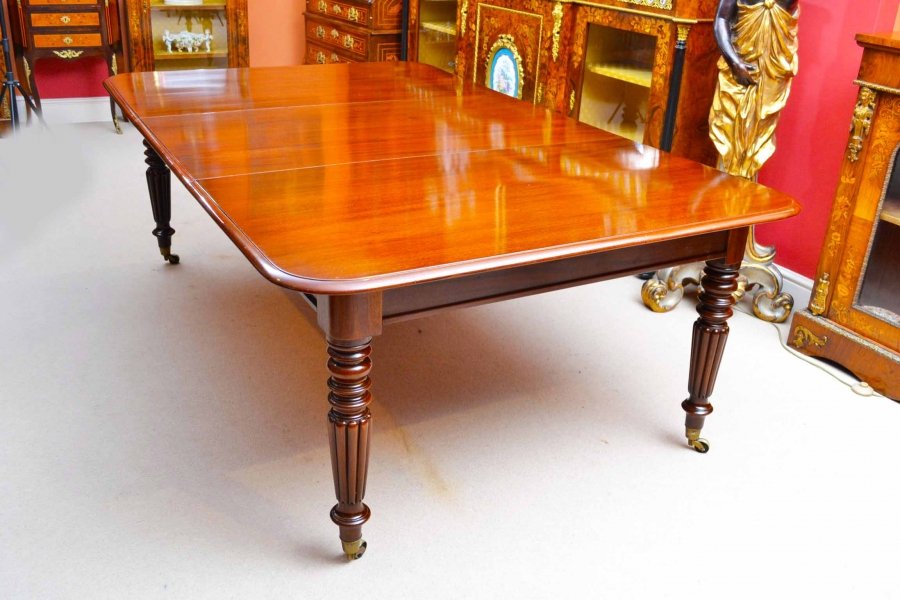 Antique Regency Mahogany Extending Dining Table | Ref. no. 04109a | Regent Antiques