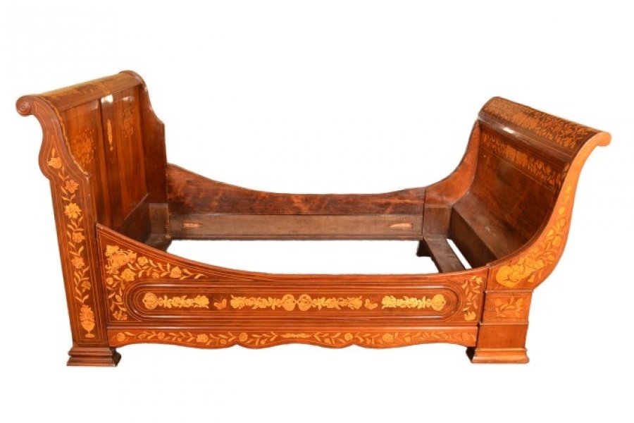 antique mahogany sleigh bed