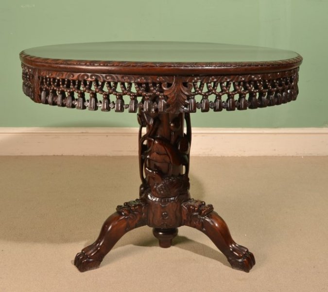 Antique Chinese Hardwood Centre Table c.1860 | Ref. no. 05652 | Regent Antiques