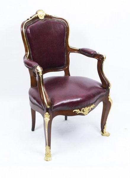 Antique Louis XVI Style Ormolu & Mahogany Armchair c.1880 | Ref. no. 06968 | Regent Antiques