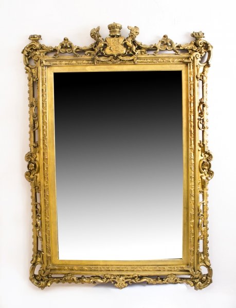 Antique Gilded Mirror  with Arms of the Duke of Wellington C1850 | Ref. no. 07179 | Regent Antiques