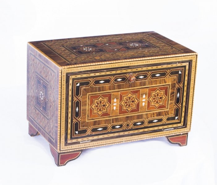 Antique Inlaid Damascus Islamic Table Cabinet | Ref. no. 07552 | Regent Antiques