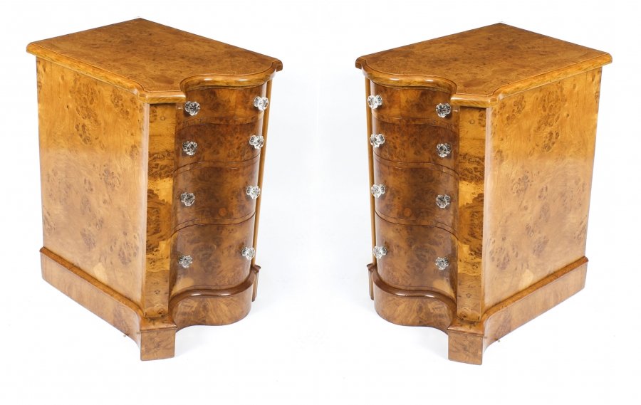 Antique Victorian Pair Pollard Oak Bedside Chests Cabinets 19th Century | Ref. no. 09119 | Regent Antiques