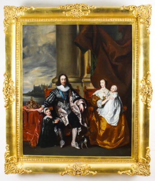 Antique Painting Charles I & Henrietta Maria After Van Dyck 122x106cm 18th C | Ref. no. A1900 | Regent Antiques