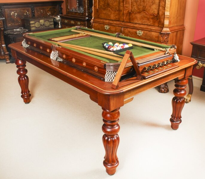 Antique Victorian Rollover Snooker / Dining Table  19th C | Ref. no. A3013 | Regent Antiques