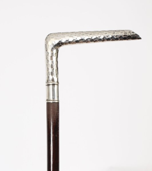 Antique Continental Walking Cane Stick Silver Marked 800 Handle 1890 90cm 34inch | Ref. no. A3890a | Regent Antiques