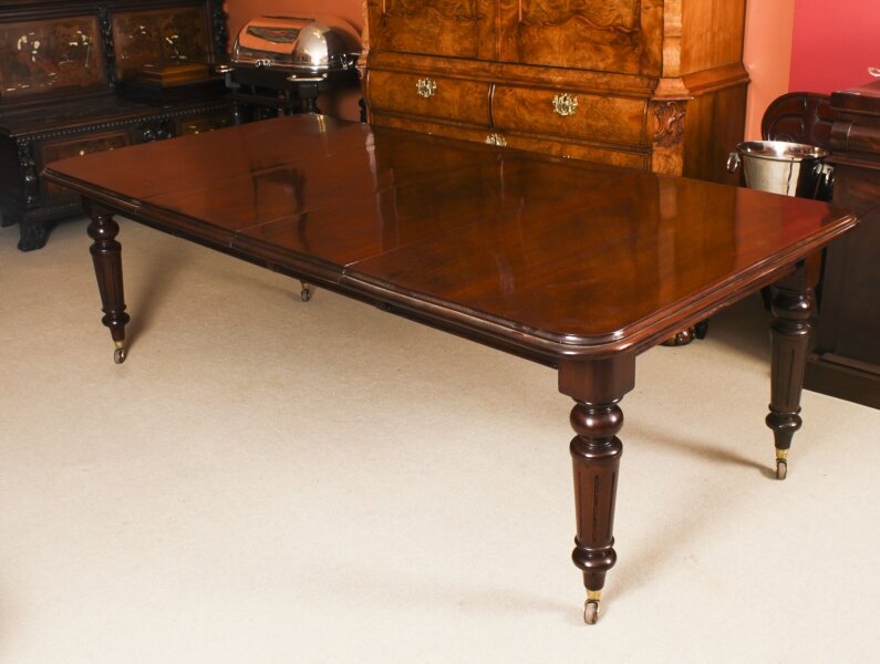 Antique 8ft Victorian Flame Mahogany Extending Dining  Table C1870 | Ref. no. A3918 | Regent Antiques