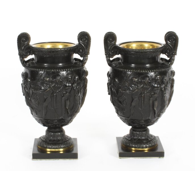 Antique Pair French Grand Tour  Neo Classical Bronze Urns  19th C | Ref. no. A4139 | Regent Antiques